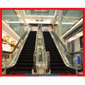 Indoor Commercial Escalator Lift with Etched Stainless Steel Landing Plate